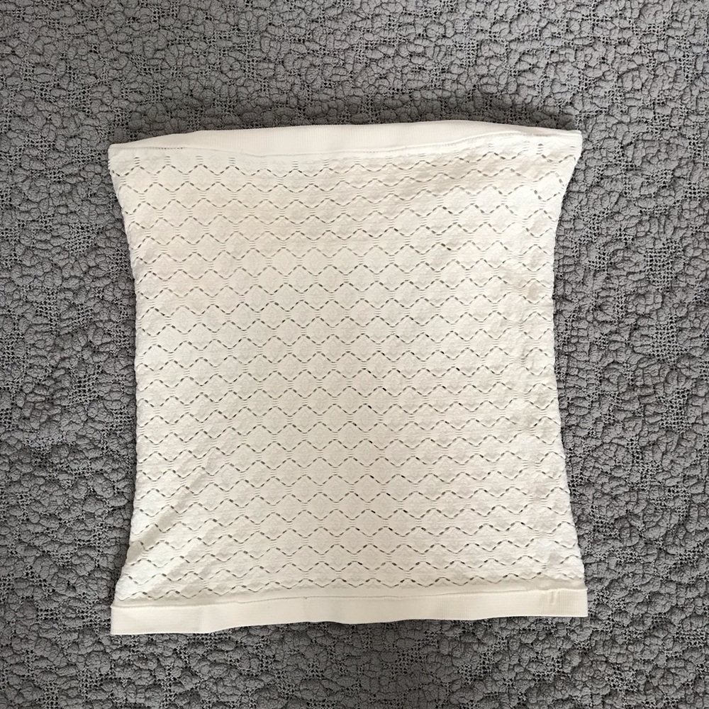 Free People Honey Textured Tube Top (Cream)